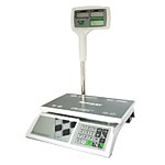 Весы торговые M-ER 326АСР-15.2 с АКБ (стойка) LCD Slim   